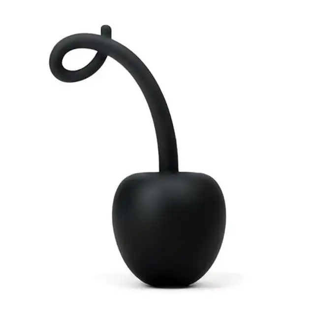 Silicone - My Secret Cherry. Słodka wisienka waginalna lub analna. Pojedyncza kulka do stymulacji