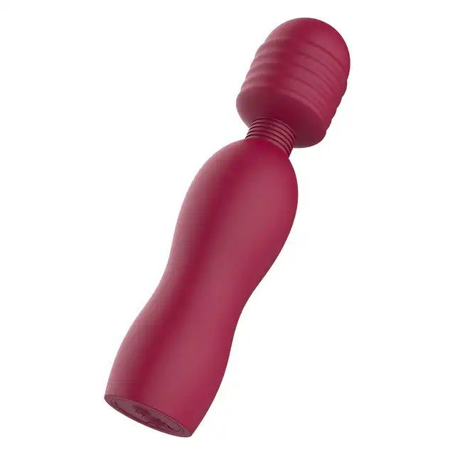 Dream Toys - Glam Travel Wand. Bordowa,e elegancka mini, magiczna różdżka doskonała do zabrania w podróż!