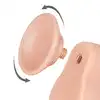 LoveToy - Sliding Skin Dual Layer Dong 7.5`. Dildo o podwójnej gęstości, z ruchomą skórą imitującą realnego członka, członek z mocną przyssawką