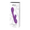 Elys – Convex Rabbit USB. Silikonowy, fioletowy wibrator z króliczkiem do stymulacji łechtaczki i punktu G. 9 trybów wibracji