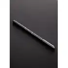 Shots Steel - Dipstick Ribbed 1,2 cm średnicy. Dilator ze stali nierdzewnej o intensywnie teksturowanej powierzchni