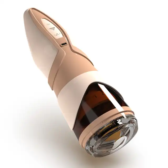 Rotate - Telescopic Rotating Cup Tornado USB. Niesamowity masturbator z opcją ultra szybkiej rotacji, wibracji oraz z funkcją głosową i przyssawką