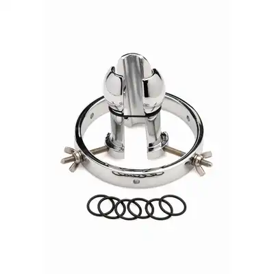 Master Series - Stainless Steel Anal Explorer. Unikatowy wziernik analny ze stali nierdzewnej z rozwarciem do 10 cm! Doskonały do fistingu. Mocne wrażenia. 
