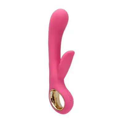 Toyz4Lovers - Handy Petal Grip Rabbit Vibrator - wibrator z króliczkiem i szerszym końcem do stymulacji punktu G