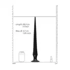 OUCH! - Ass Spike Dildo 20". Długie spiczaste dildo analne o stopniowo zwiększającej się średnicy, gładka wtyczka o podłużnym kształcie