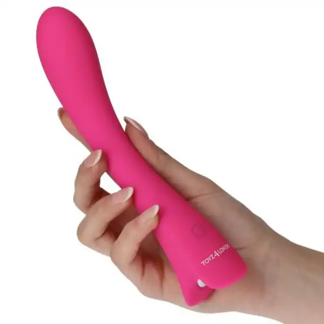 Toyz4Lovers -  Roundish Plot G Spot pink - wygięty wibrator do idealnej stymulacji punktu G. Różowy