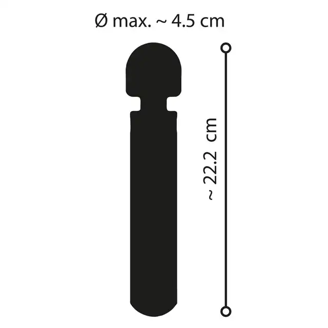 Emerald Love - Luxurious Wand Massager USB. Elegancka, zielona magiczna różdżka z ruchomą główką i 10 trybami wibracji