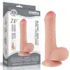 LoveToy - Sliding Skin Dual Layer Dong 7`. Elastyczne dildo o realistycznym designie z technologią podwójnej gęstości i mocną przyssawką