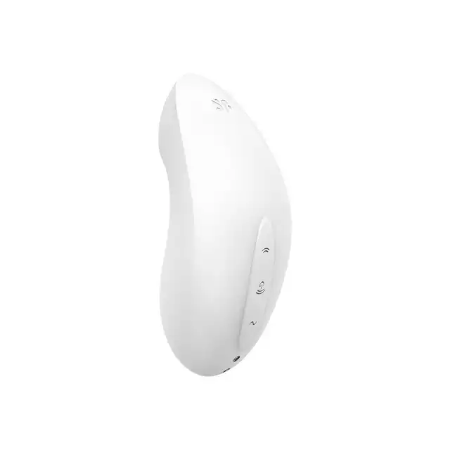 Satisfyer - Vulva Lover 2. Biały stymulator łechtaczki z funkcją air pulse oraz wibracjami. Przenieś się do świata rozkoszy. 