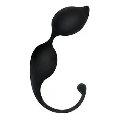 Silicone -  Palline blacky trigger. Silikonowe, podwójne kulki gejszy, do treningu i stymulacji, połączenie komfortu i funkcjonalności