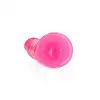 RealRock - Slim Dildo 6" Pink. Realistyczne dildo o zmniejszonej średnicy z przyssawką w podstawie, różowy nieporowaty materiał