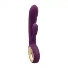 Toyz4Lovers - Rabbit Twin Touch Purple - elegancki wibrator z króliczkiem z wygodnym uchwytem. Fioletowy