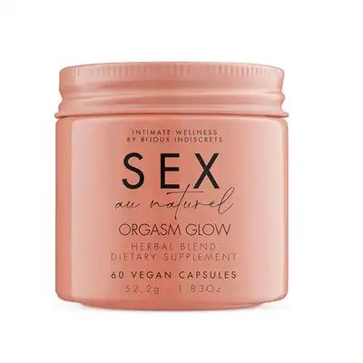 Bijoux Indiscrets - Sex Orgasm Glow. Mieszanka naturalnych składników i ziołowych ekstraktów wspomagająca obniżenie poziomu stresu i zwiększenie libido. Mega Sale!