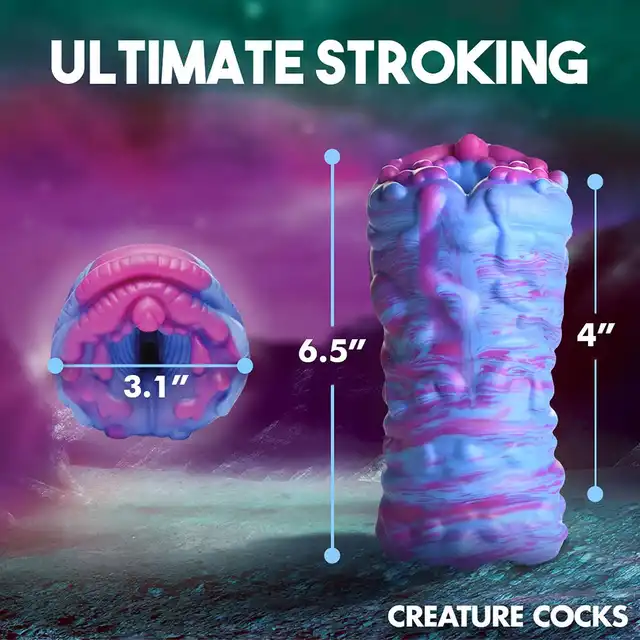 Creature Cocks - Cyclone Alien Vagina Stroker. Futurystyczna wagina kosmitki. Niesamowity masturbator