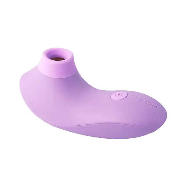 Svakom - Connexion Series Pulse Lite Neo Purple. Ciśnieniowy stymulator łechtaczki z połączeniem z aplikacją, unikatowe fale ssące do masażu łechtaczki