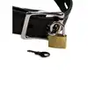 Ouch! - Open Mouth Gag Head Harness with Plug - harness na głowę z gagiem w postaci zatyczki 