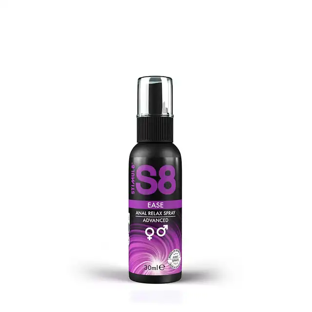S8 - Ease Anal Relax Spray 30ml. Relaksujący spray analny idealny do precyzyjnej aplikacji