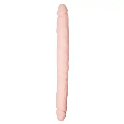 Easy Toys - Double Ended Dildo Skin - dwustronne dildo. Podwójna stymulacja w Twoim zasięgu!