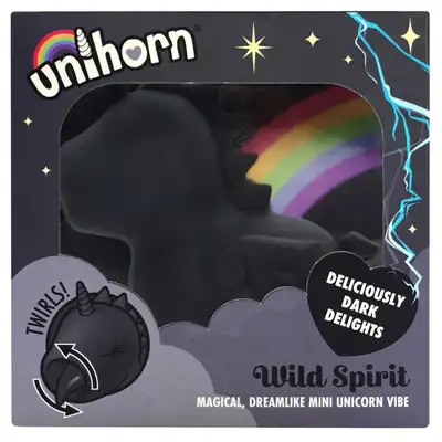 Unihorn - Wild Spirit. Oralny stymulator łechtaczki z ruchomym językiem, kształt jednorożca. Poznaj krainę zapierających dech w piersiach orgazmów