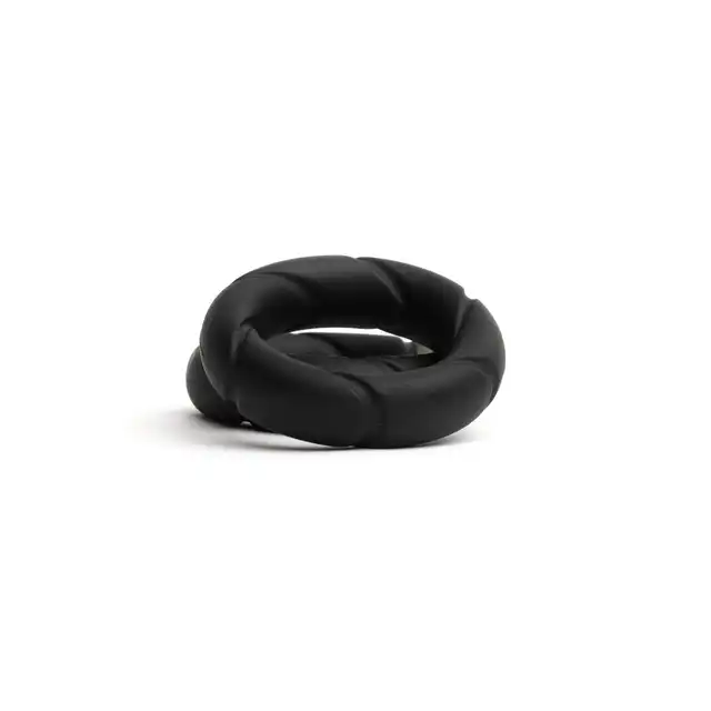 Sport Fucker - Liquid Silicone Ready Rings 2-Pack Black - zestaw dwóch ringów erekcyjnych. Wykonane z płynnego silikonu!