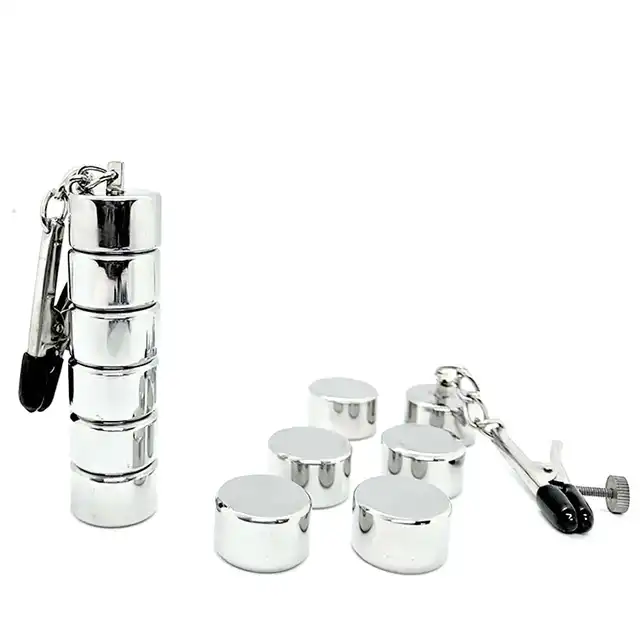 Black Label - Stackable Magnetic Weight 50 Gr. Jedna sztuka magnesu obciążającego do klamerek na sutki, najwyższej jakości stal nierdzewna