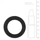 Easy Toys - Silicone Cock Ring Black medium - ring erekcyjny. Trwała i dłuższa erekcja!