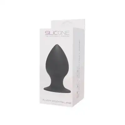 Silicone - Plug my ass XL. Silikonowy korek analny o dużym rozmiarze, okrągły mocno wypełniający anusa kształt