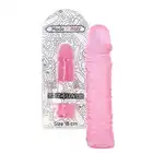 Toyz4Lovers - Gustavo transparent pink dildo - różowe dildo z wyraźną główką i żyłkami