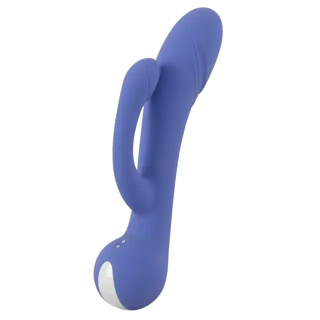 AwaQ.u - Vibrator 04. Fioletowy, mocno stymulujący wibrator do podwójnej penetracji. 10 trybów wibracji