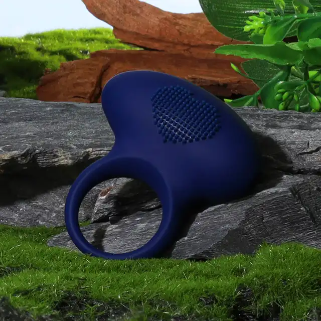 #Enjoy - Vibrating Cock Ring Emphasis Heart. Elastyczny, wibrujący pierścień erekcyjny na przedłużenie stosunku