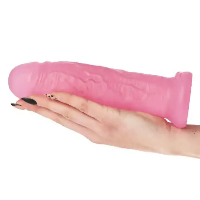 Toyz4Lovers - DiegoTransparent Pink. Różowe, transparentne realistyczne dildo z mocną przyssawką. 21,5 cm długości, 6 cm średnicy