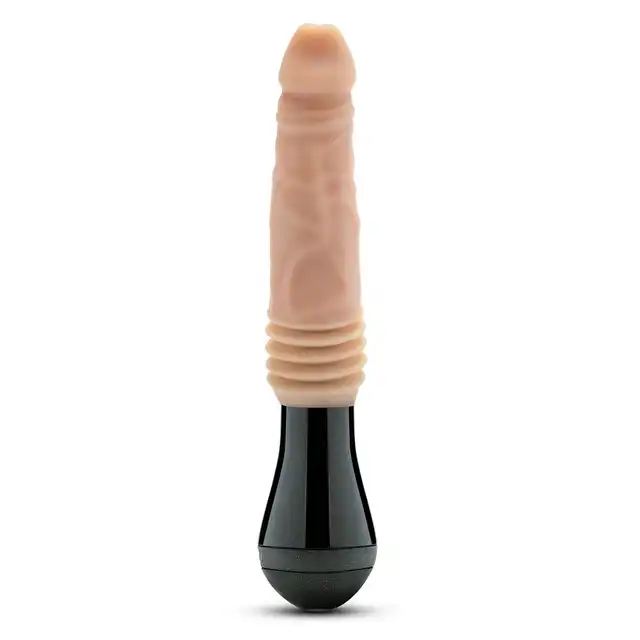 Dr. Skin - Dr. Knight Vibrator. Realistyczny wibrator z funkcją ruchu posuwistego, obrotowego i wibracji. Najnowocześniejsza technologia do ultra stymulacyjnej penetracji