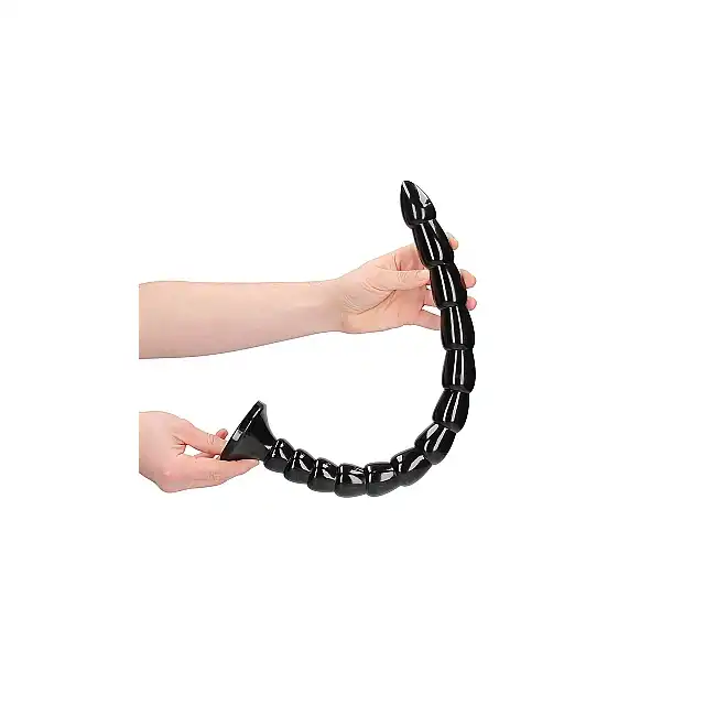 OUCH! - Stacked Anal Snake 20''. Ogromne dildo analne z przyssawką o długości ponad 50cm, warstwowy wzór o stopniowych zwężeniach