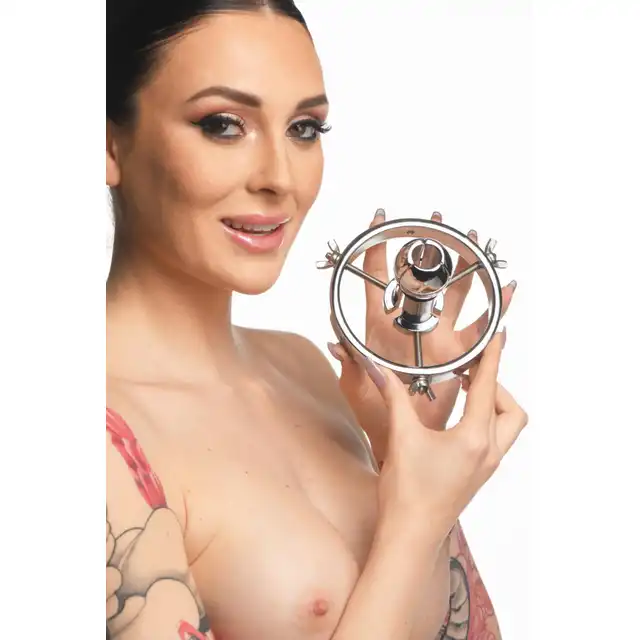 Master Series - Stainless Steel Anal Explorer. Unikatowy wziernik analny ze stali nierdzewnej z rozwarciem do 10 cm! Doskonały do fistingu. Mocne wrażenia. 