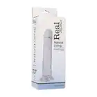 Real Rapture - Dildo Clear Flavour XL - realistyczne, duże dildo z przyssawką. Przezroczyste