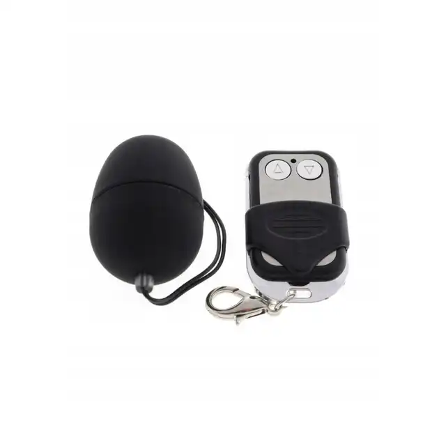 Boys Of Toys - Vibrating Egg Different Speed Black. Czarne jajeczko wibrujące sterowane pilotem, różne tryby wibracji do dopasowanej stymulacji. Mega Sale