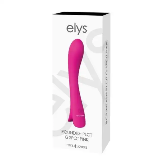 Toyz4Lovers -  Roundish Plot G Spot pink - wygięty wibrator do idealnej stymulacji punktu G. Różowy