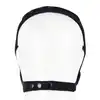 Kiotos - Neoprene Puppy Dog Red Mouth Mask BDSM. Czerwona maska psa z odpinanym pyskiem i języczkiem. Wyraź swój styl w puppy play!