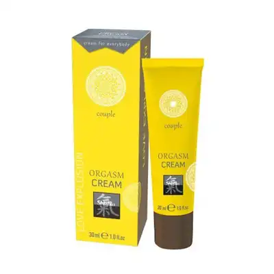 Shiatsu - Orgasm Cream Couple 30ml. Stymulujący krem dla par z efektem rozgrzewania i mrowienia, genialny dodatek do upojnych nocy