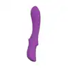 Elys – Convex Purple USB. Fioletowy silikonowy wibrator z delikatnym kształcie S. Doskonały do stymulacji punktu G. 9 trybów wibracji