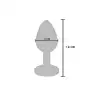 Toy Joy - The Glider Small Buttplug. Wibrujący korek analny ze stali nierdzewnej, trwałość, moc i elegancja podnoszące intymne chwile na najwyższy poziom