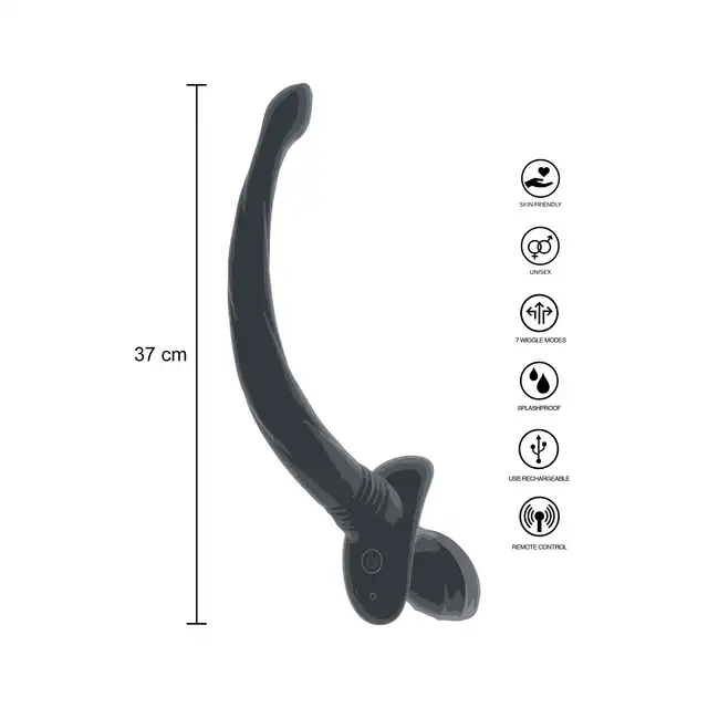 Taboom - Puppy Play Wiggle Tail. Niesamowity wibrujący plug analny z ruchomym, merdającym psim ogonkiem!