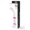 Glaze Glass - Rosebud G-Spot. Efektowne szklane dildo do stymulacji punktu G. Z elegancką szklaną różyczką 