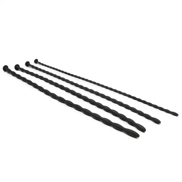 Sinner Gear - Silicone Dilator Set - Small. Zestaw 4 silikonowych dilatorów. Wysokiej jakości sondy do cewki moczowej. 