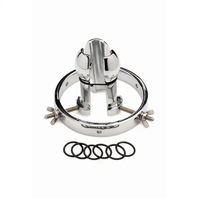 Master Series - Stainless Steel Anal Explorer. Unikatowy wziernik analny ze stali nierdzewnej z rozwarciem do 10 cm! Doskonały do fistingu. Mocne wrażenia. 