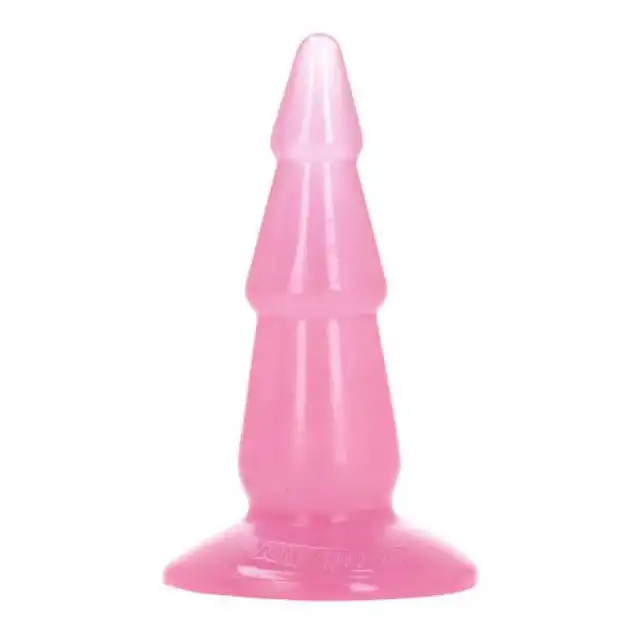 Toyz4Lovers - Pino Transparent pink Plug - trzypoziomowe dildo w różowym kolorze