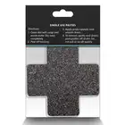 Pretty Pasties - Glitter Cross Black &amp; Gold. Dwie pary naklejek na sutki w kształcie krzyżyków, czarne i złote nasutniki z brokatem