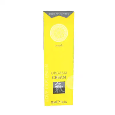 Shiatsu - Orgasm Cream Couple 30ml. Stymulujący krem dla par z efektem rozgrzewania i mrowienia, genialny dodatek do upojnych nocy