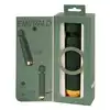 Emerald Love - Luxurious Wand Massager USB. Elegancka, zielona magiczna różdżka z ruchomą główką i 10 trybami wibracji