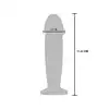 Buttocks -  The Intruder 11,7 cm. Wibrująca wtyczka analna ze stali nierdzewnej. Baw się doznaniami i temperaturą w eleganckim tonie!